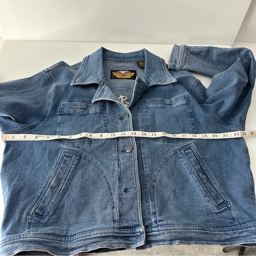 Harley Davidson Women’s Denim Jacket XL - Picture 5 of 7